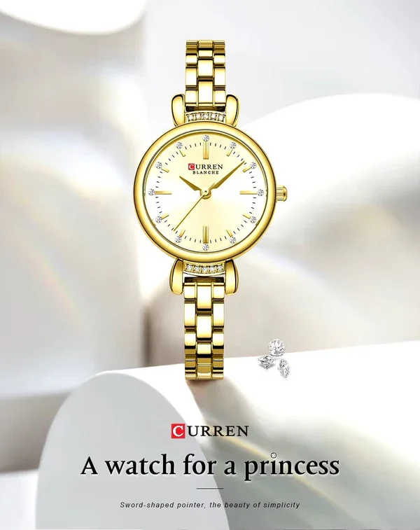 Reloj-Dorado-Curren-9098