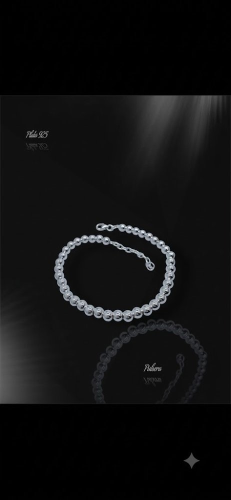 Pulsera de Plata - ESFERAS - P-0005