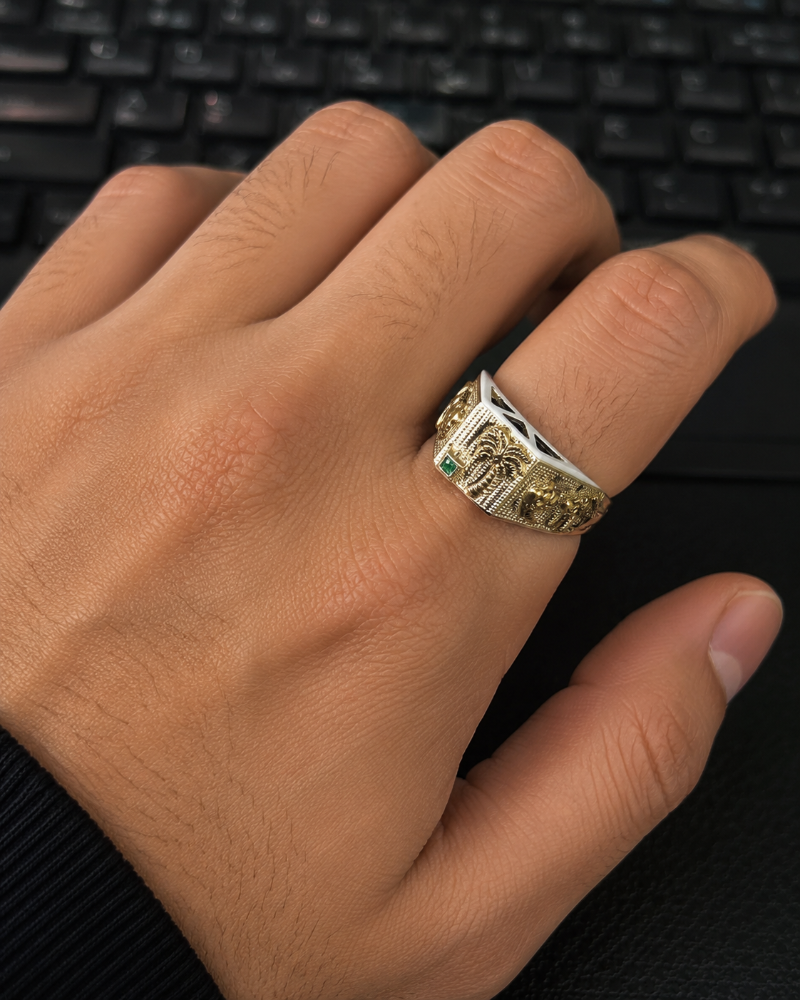 Anillo de plata-#9-Plata-A-PALMERA