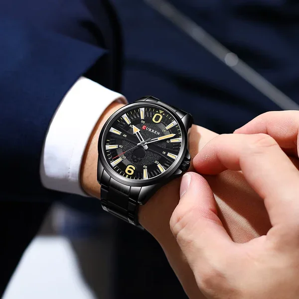 Reloj-Negro-Curren-8389