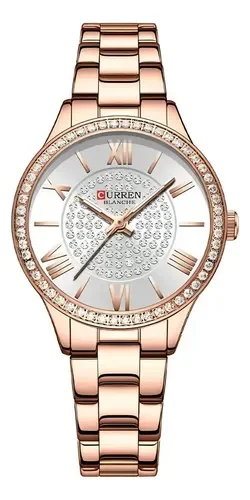 Reloj-Oro rosa-Curren-9084