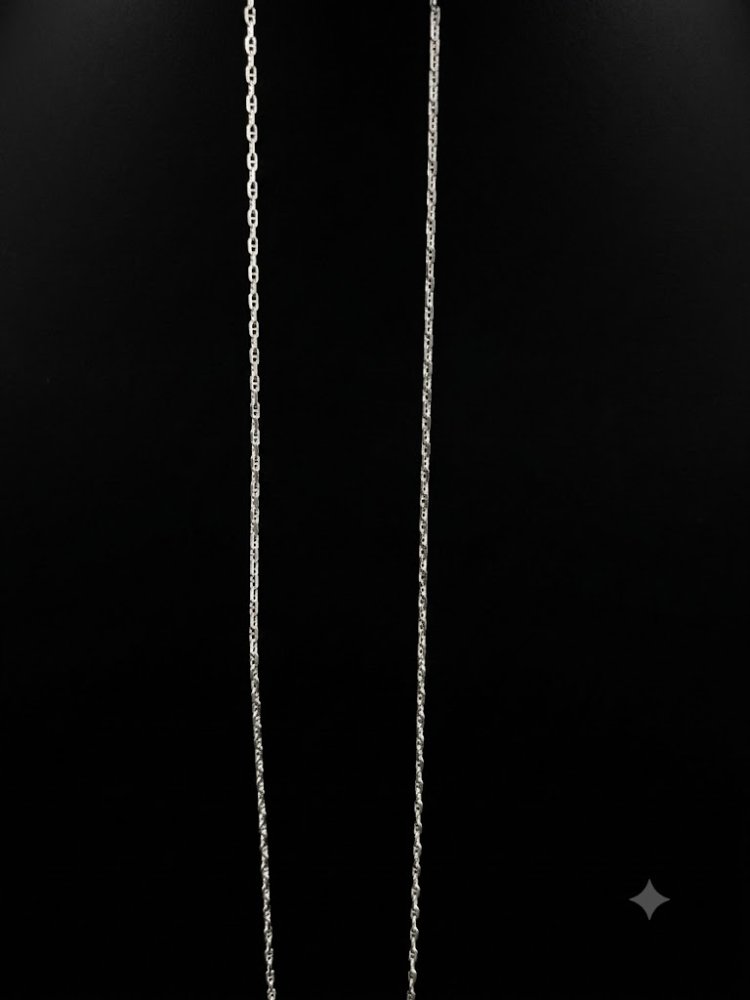 Cadena de plata-45 CM-Plata-C-0001