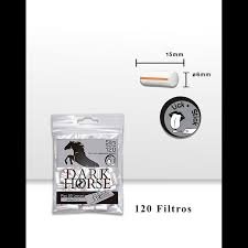 Filtro dark horse slim 15x6 mm. + papelillos silver 11.0