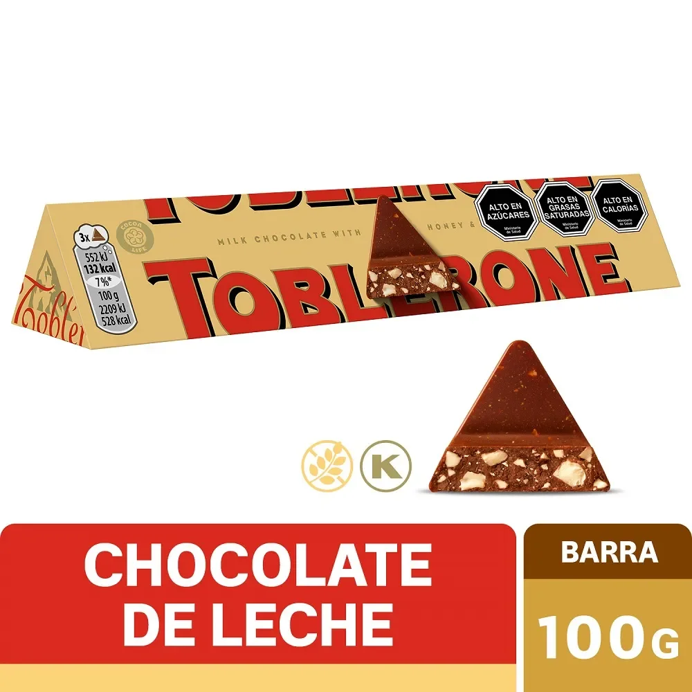 Chocolate toblerone leche 100 g