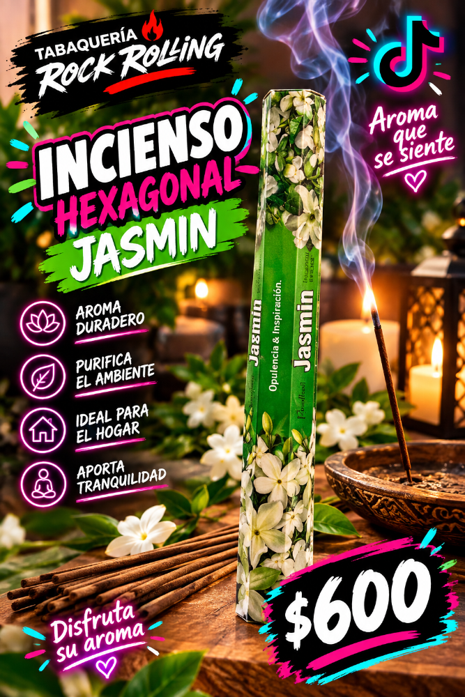Incienso jazmin hexagonal pradhan