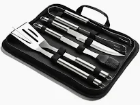 Maleta set para asado acero inoxidable