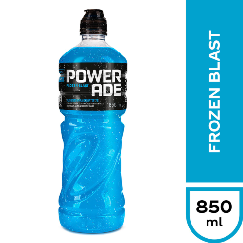 Powerade azul 850 ml.
