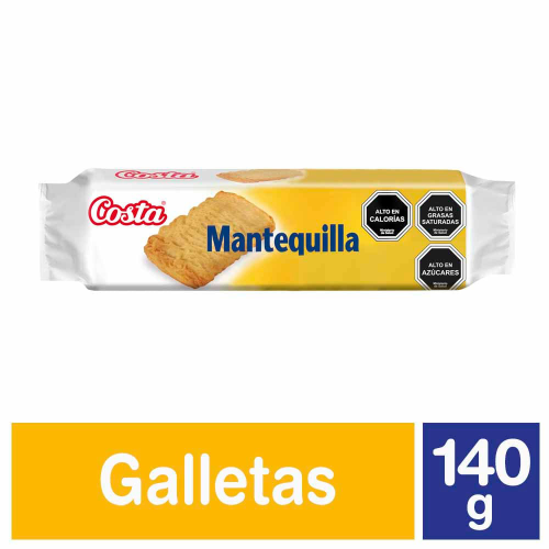 Galleta costa Mantequilla 140g.