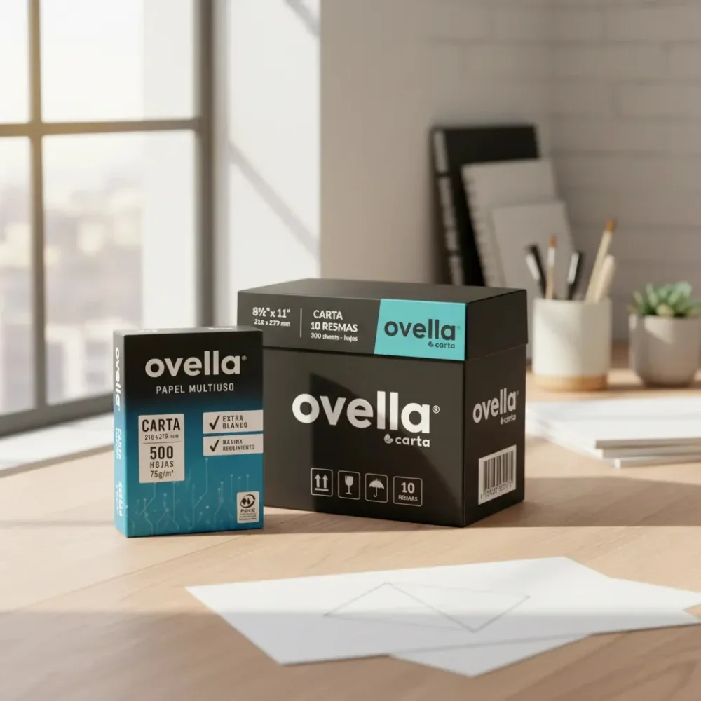 Resma carta ovella  500 hojas 75g./m2