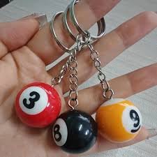 Llavero bola de pool 3,5cm.