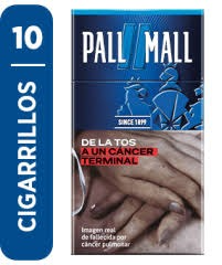 Pall mall azul 10 dura