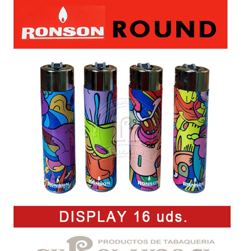 ENCENDEDOR RONSON ROUND DISEÑOS