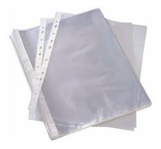 Funda plástica transparente