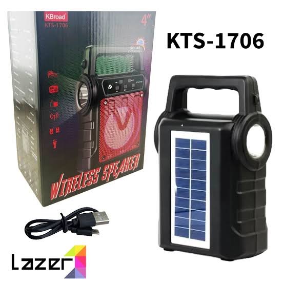 kts1706 parlante linterna solar