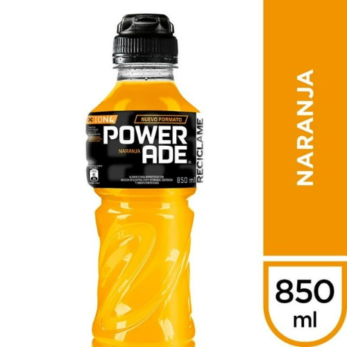 Powerade naranja 850ml.