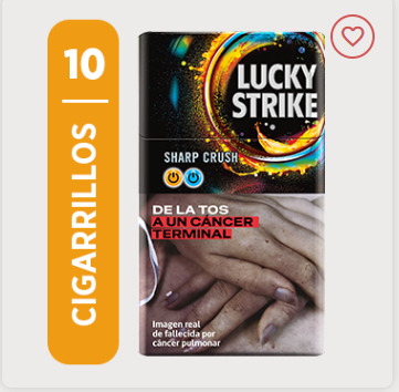 Lucky strike sharp crush 10