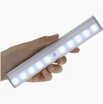 Foco recargable sensor de movimiento 20 cm.