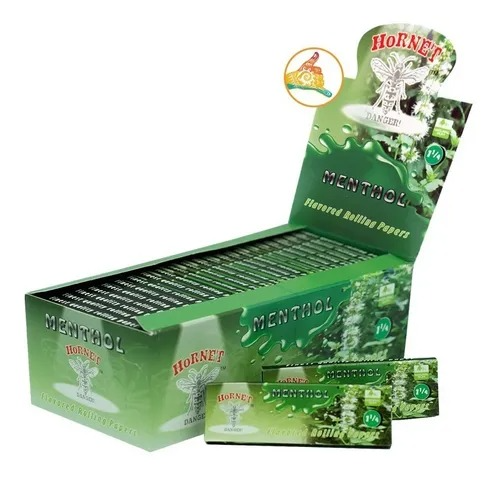 Papelillos hornet sabor menthol 1 1/4