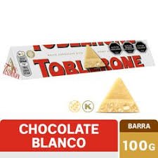 Chocolate toblerone blanco 100g