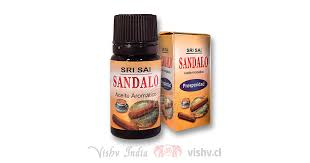 Esencia sandalo sri sai 10 ml.