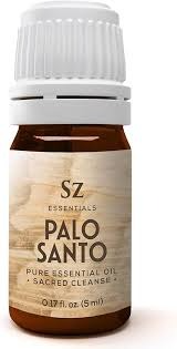 Esencia palo santo sri sai 10 ml.