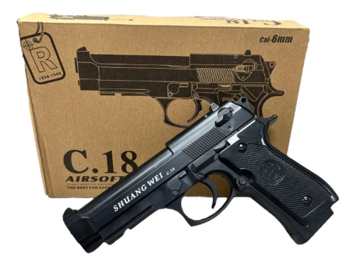 Pistola Semi Metalica Beretta C18 Airsoft