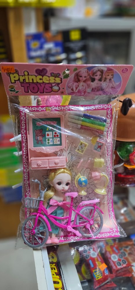 Muñeca bicicleta accesorios