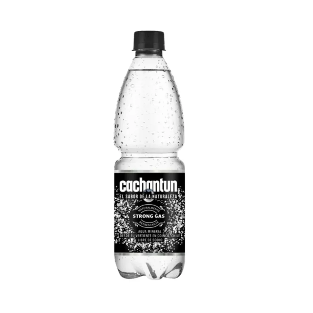 Agua mineral cachantun strong gas 600ml.