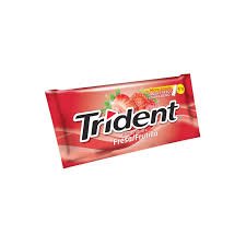 Chicle trident fresa 8g.