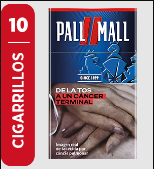 Pall mall rojo 10 dura