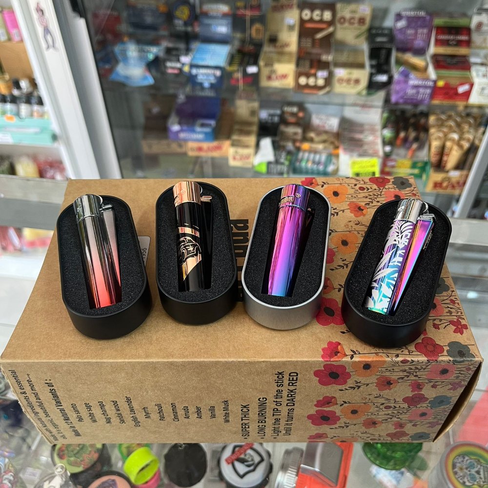 Encendedor clipper metalico