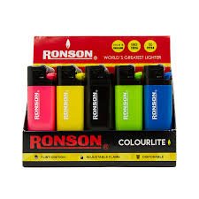 Encendedor Ronson colourlite solido
