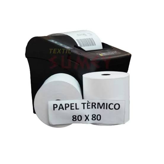 Rollo termico 80 mm.