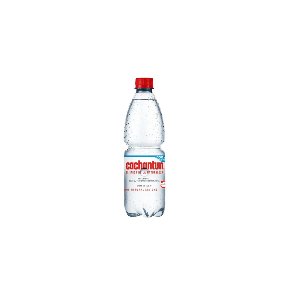 Agua mineral cachantun sin gas 600 ml.