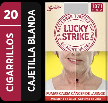 Lucky strike patterson rojo blanda 20