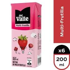 Jugo caja del valle frutilla 200ml
