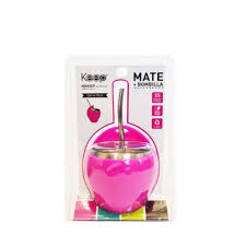 Mate bombilla keep rosado