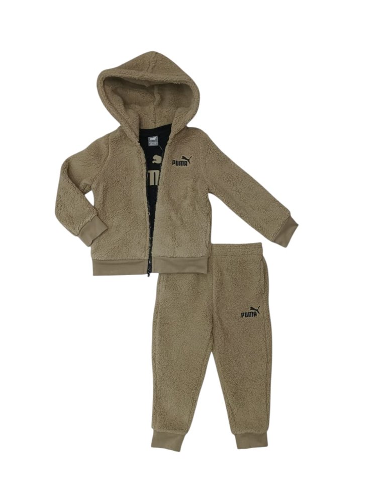 Traje 3 pcs cafe puma