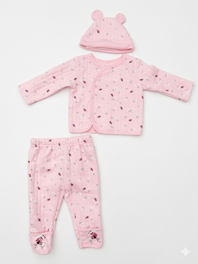 Set de beba diseño de Mariquitas