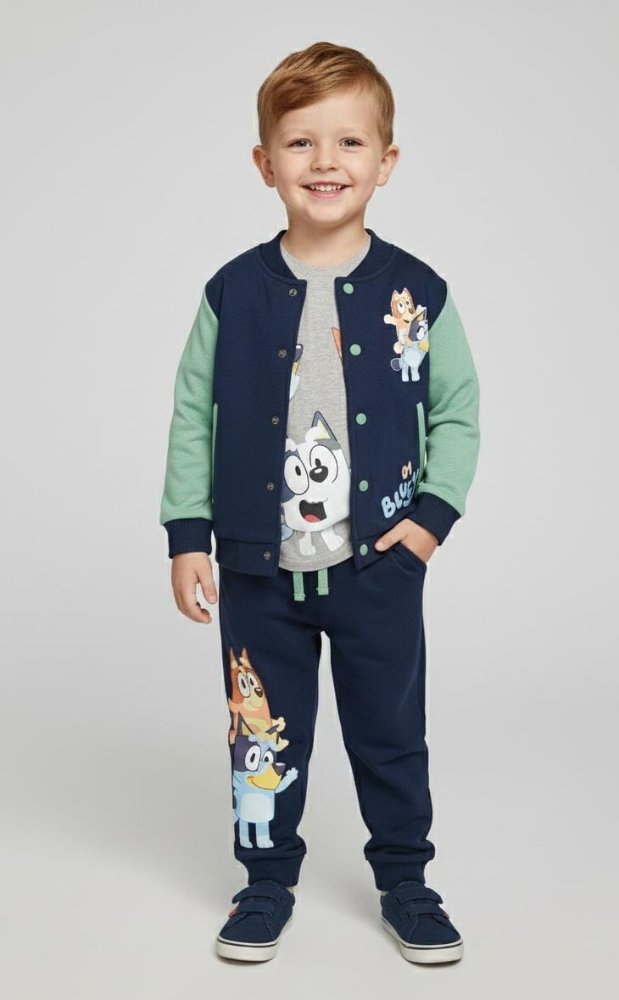 Traje 3 pcs Bluey
