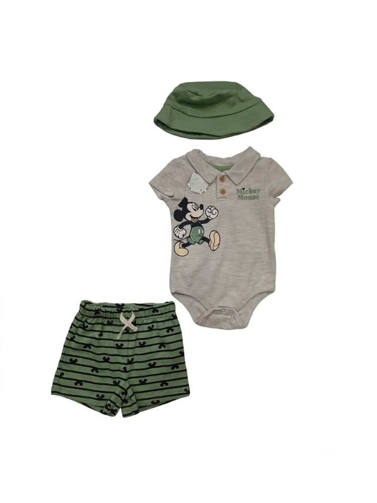 Set de bebe Con sobrero Mickey