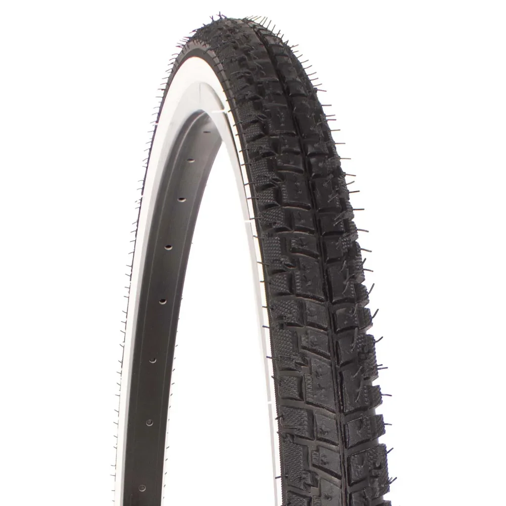 Llanta para bicicleta 700 x 38C K803 negra con blanca Kenda