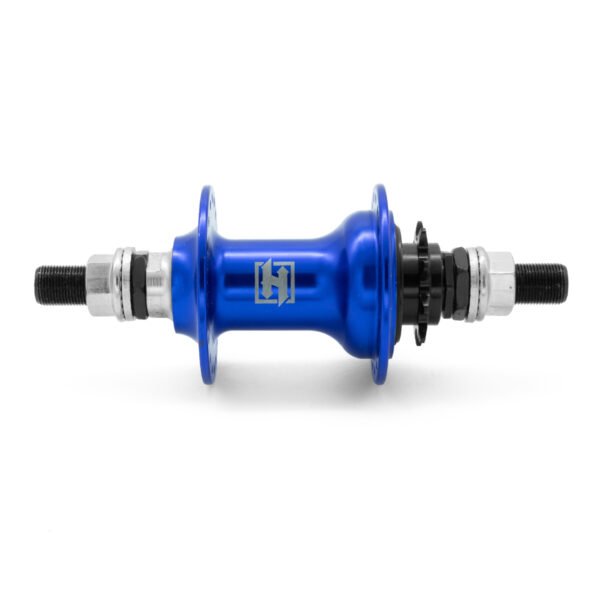 MAZA TRASERA BMX EN ALUMINIO colors  36H/14G C/CASSETTE 9D EJE 14MM OLD 115MM BALERO SELLADO HTR