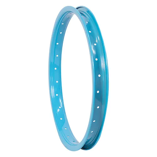 Rin para bicicleta 16 x 1.75 x 28 hoyos de fierro azul claro 1.1mm ZLS - 004A Mariluz