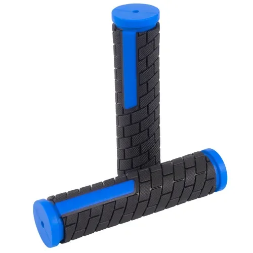 Puños para bicicleta 128mm negro / azul TPE SZ - 059A Gospel