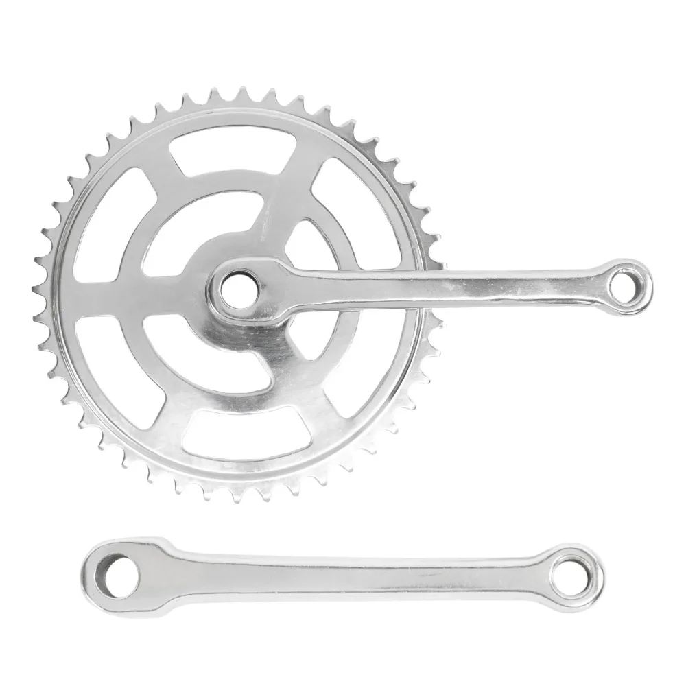 Multiplicacion para bicicleta 44D x 165mm estandar de fierro cromada