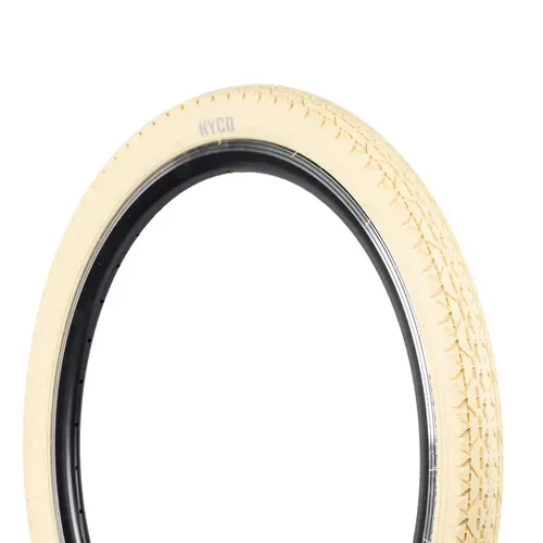 Llanta para bicicleta 26 x 2.125  crema Nyco