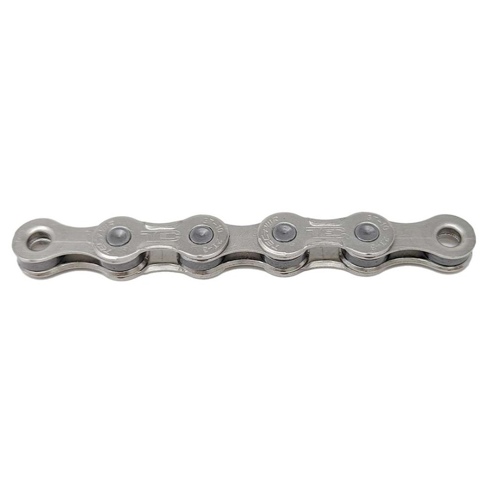 CADENA PARA BICICLETA  1/2″X11/128″ 116L 10V PLATA TEC