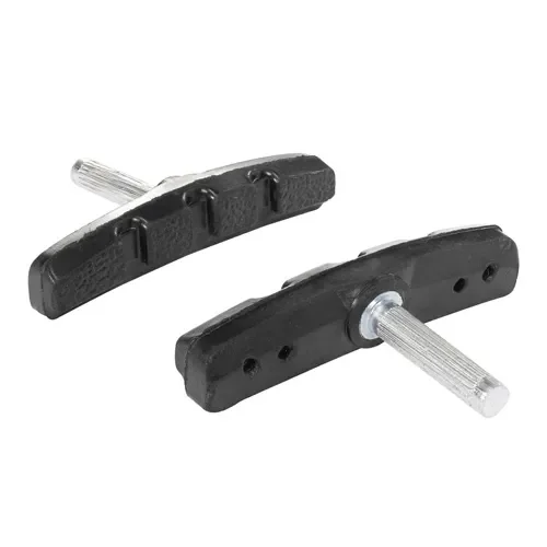 Zapatas de freno para bicicleta V-brake de poste 70mm negra
