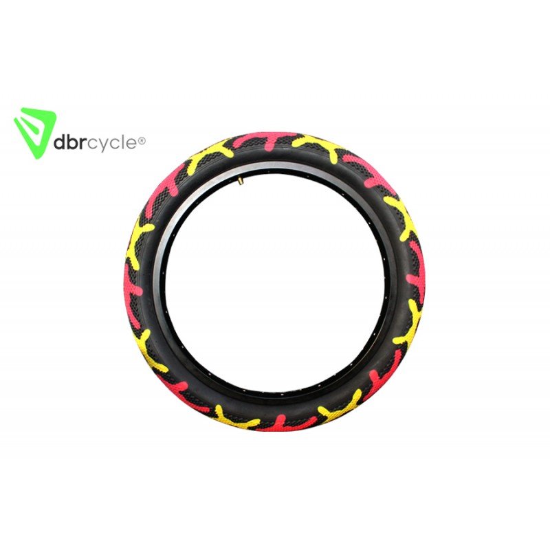 LLANTA 20X2.40 EVERBEST BLK/RED/YELLOW